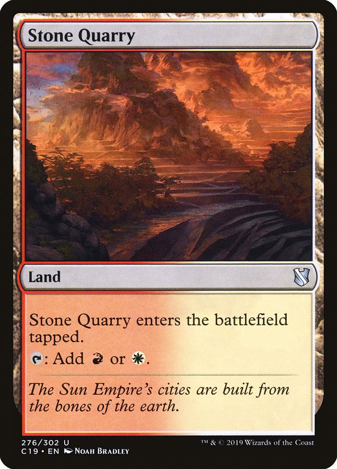 Stone Quarry [Commander 2019] | Pandora's Boox