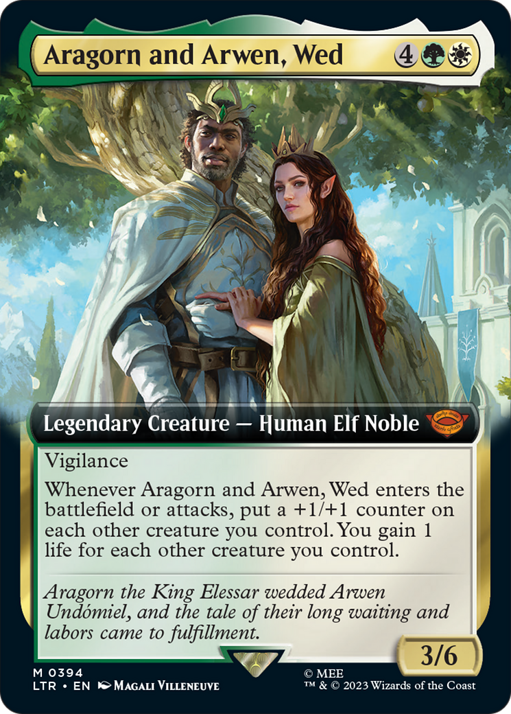Aragorn and Arwen, Wed (Extended Art) [The Lord of the Rings: Tales of Middle-Earth] | Pandora's Boox