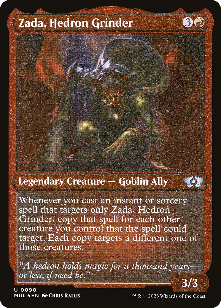 Zada, Hedron Grinder (Foil Etched) [Multiverse Legends] | Pandora's Boox