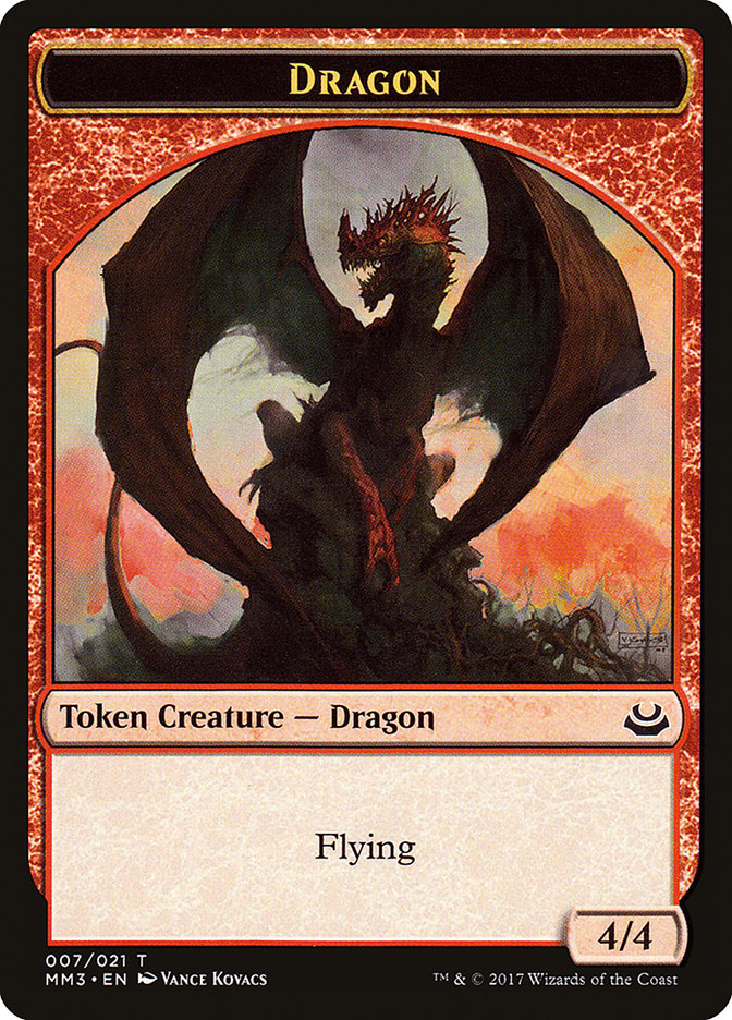 Dragon Token [Modern Masters 2017 Tokens] | Pandora's Boox