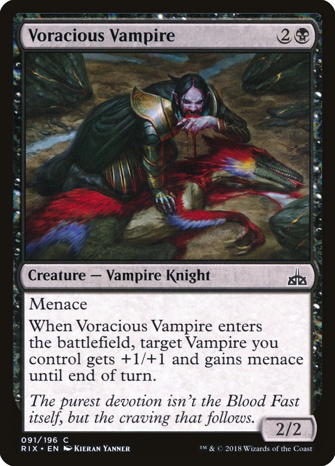 Voracious Vampire [Rivals of Ixalan] | Pandora's Boox