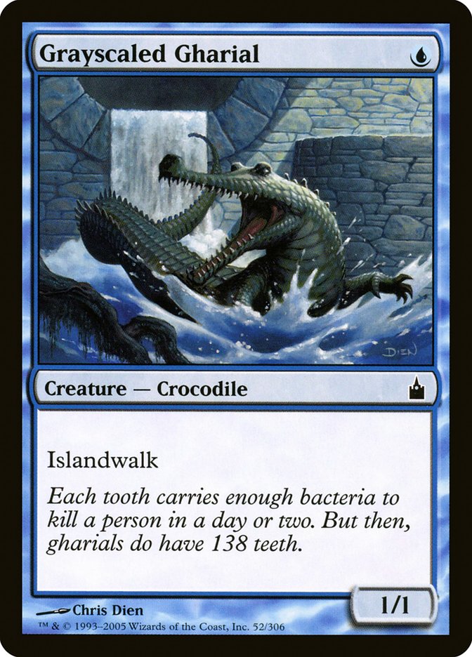 Grayscaled Gharial [Ravnica: City of Guilds] | Pandora's Boox