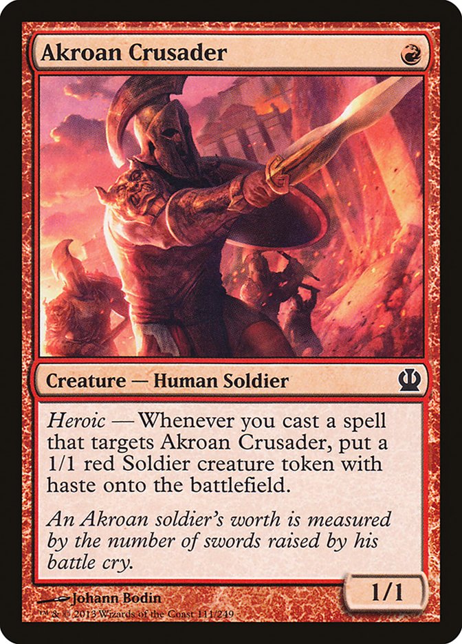 Akroan Crusader [Theros] | Pandora's Boox
