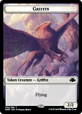 Griffin Token [Dominaria Remastered Tokens] | Pandora's Boox