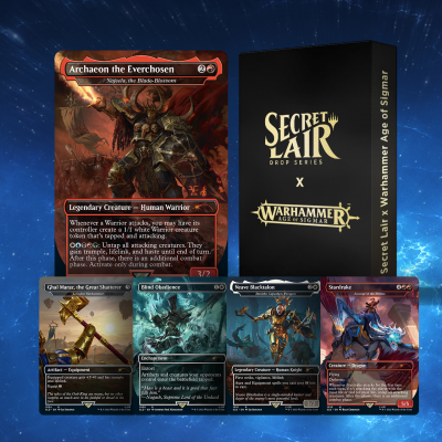 Secret Lair X 40k Warhammer Age of Sigmar | Pandora's Boox