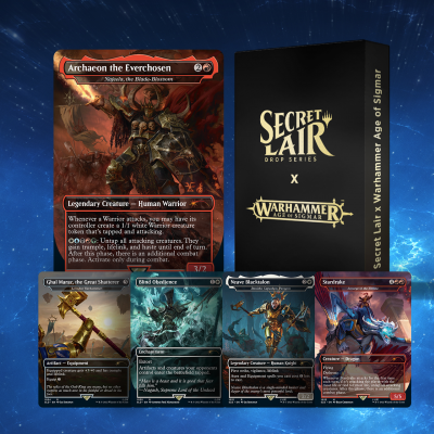 Secret Lair X 40k Warhammer Age of Sigmar