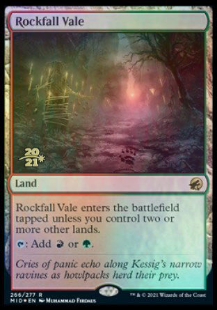 Rockfall Vale [Innistrad: Midnight Hunt Prerelease Promos] | Pandora's Boox