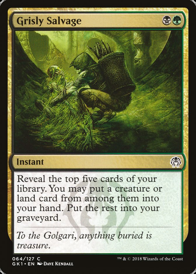 Grisly Salvage [Guilds of Ravnica Guild Kit] | Pandora's Boox