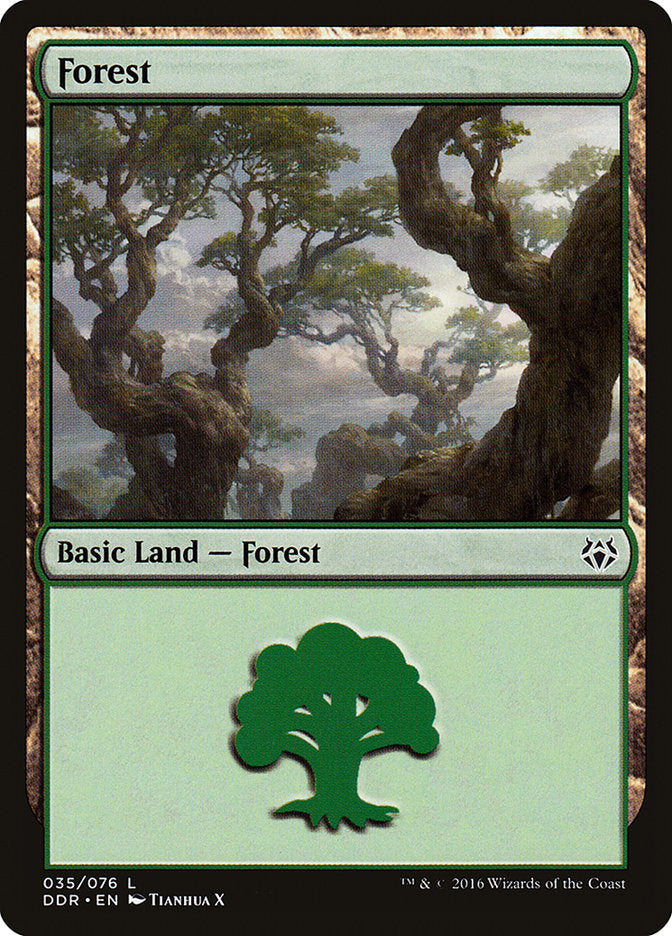 Forest (35) [Duel Decks: Nissa vs. Ob Nixilis] | Pandora's Boox