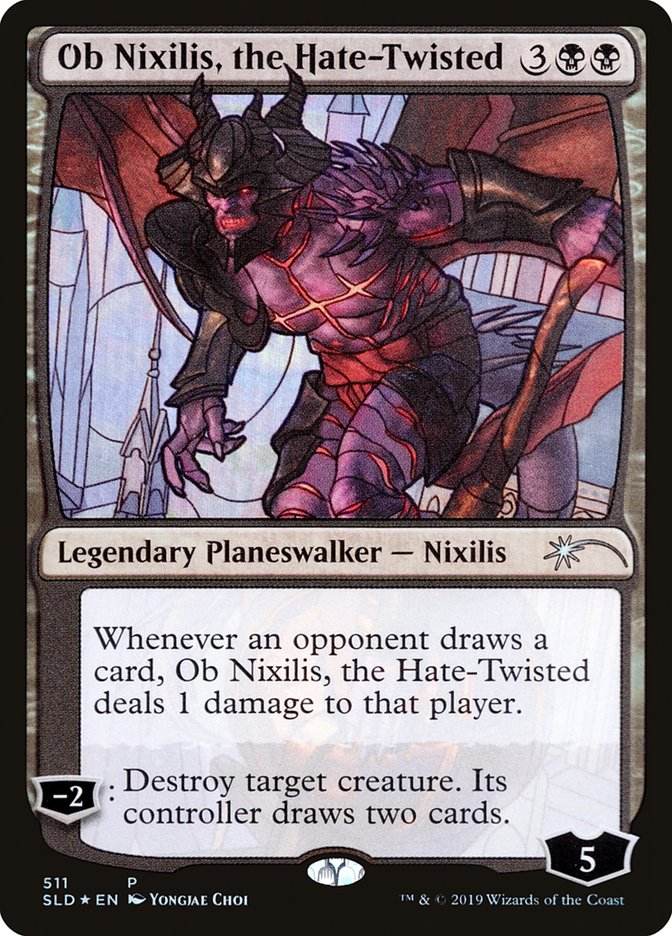 Ob Nixilis, the Hate-Twisted (Stained Glass) [Secret Lair Drop Promos] | Pandora's Boox