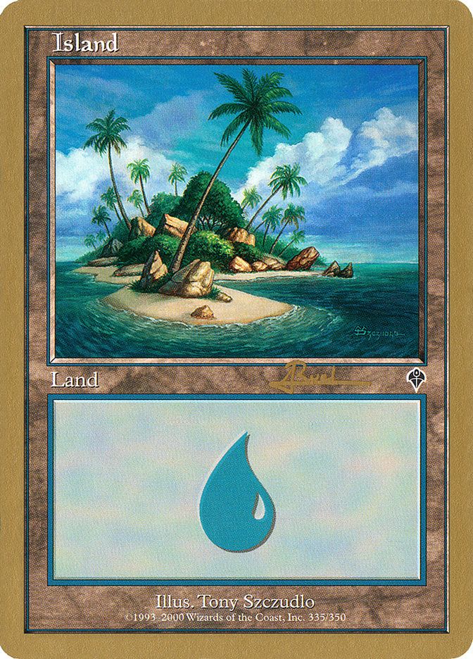 Island (ar335a) (Antoine Ruel) [World Championship Decks 2001] | Pandora's Boox