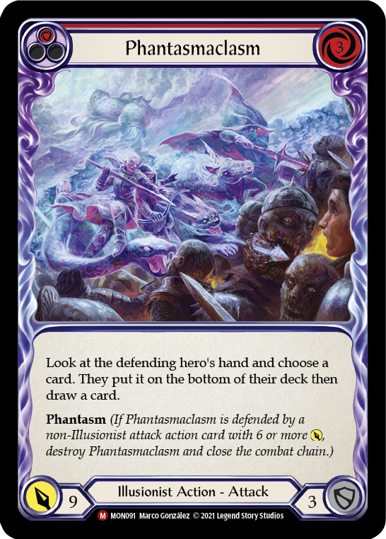 Phantasmaclasm (Rainbow Foil) [MON091-RF] 1st Edition Rainbow Foil
