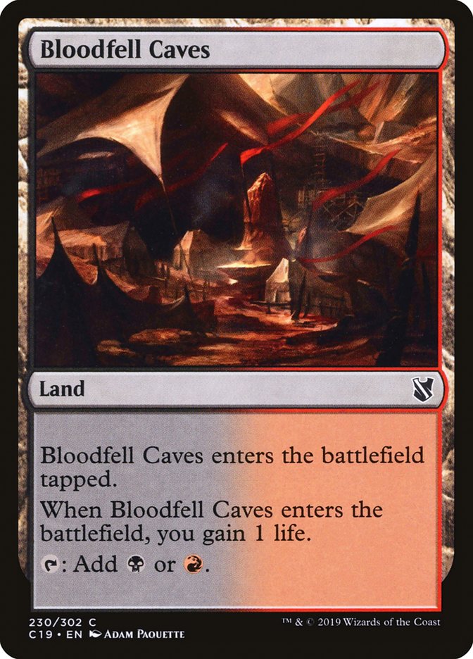 Bloodfell Caves [Commander 2019] | Pandora's Boox