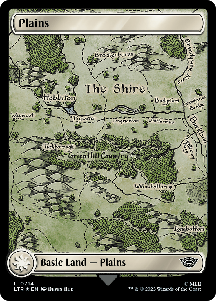Plains (0714) (Surge Foil) [The Lord of the Rings: Tales of Middle-Earth] | Pandora's Boox