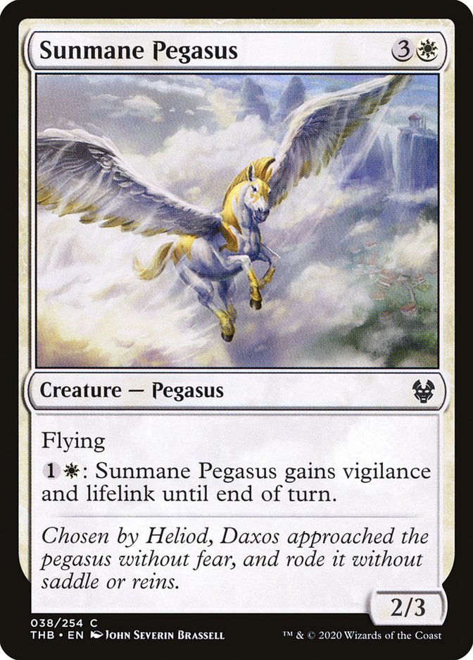 Sunmane Pegasus [Theros Beyond Death] | Pandora's Boox