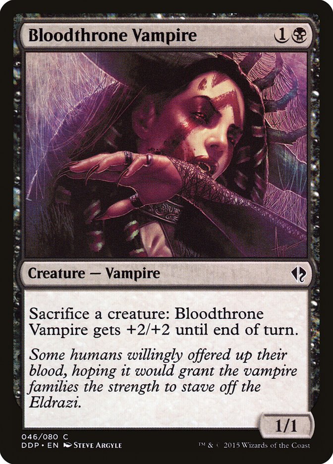 Bloodthrone Vampire [Duel Decks: Zendikar vs. Eldrazi] | Pandora's Boox