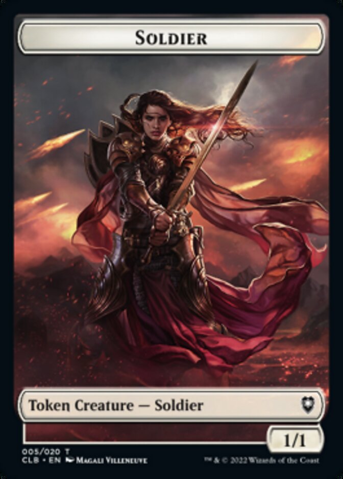 Soldier Token [Commander Legends: Battle for Baldur's Gate Tokens] | Pandora's Boox