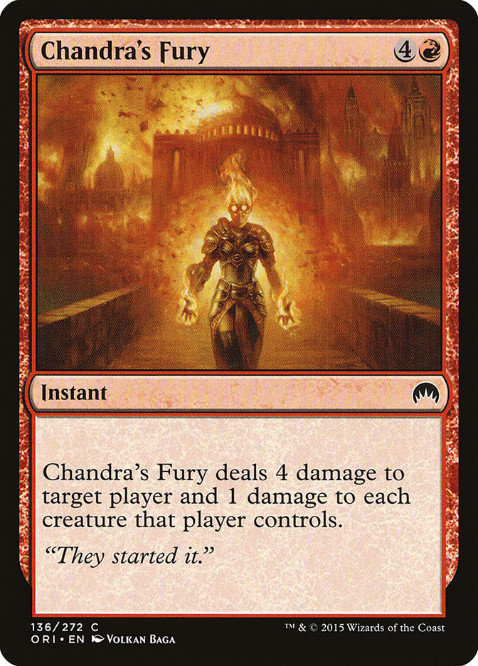 Chandra's Fury [Magic Origins] | Pandora's Boox