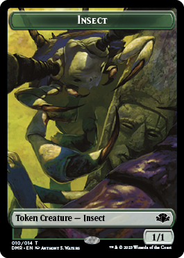 Insect // Squirrel Double-Sided Token [Dominaria Remastered Tokens] | Pandora's Boox