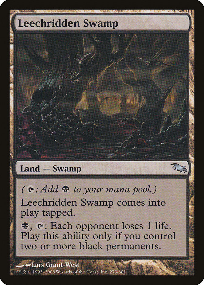 Leechridden Swamp [Shadowmoor] | Pandora's Boox
