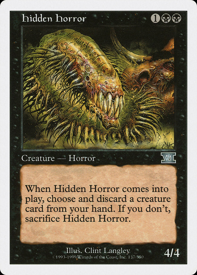 Hidden Horror [Classic Sixth Edition] | Pandora's Boox