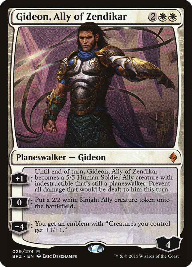 Gideon, Ally of Zendikar [Battle for Zendikar] | Pandora's Boox