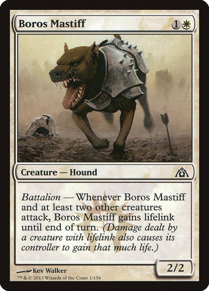 Boros Mastiff [Dragon's Maze] | Pandora's Boox