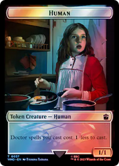 Human (0037) // Mark of the Rani Double-Sided Token (Surge Foil) [Doctor Who Tokens] | Pandora's Boox