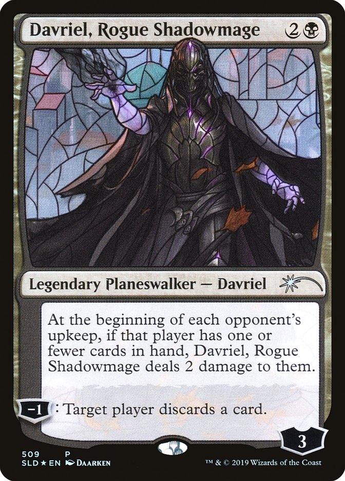 Davriel, Rogue Shadowmage (Stained Glass) [Secret Lair Drop Promos] | Pandora's Boox