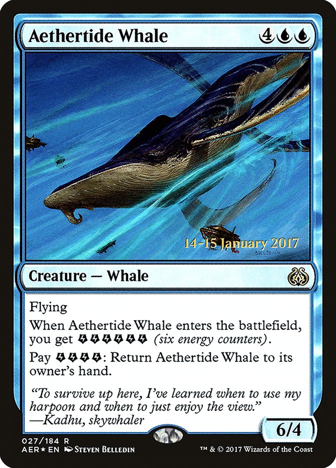 Aethertide Whale [Aether Revolt Prerelease Promos] | Pandora's Boox