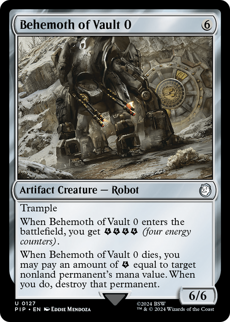 Behemoth of Vault 0 [Fallout] | Pandora's Boox