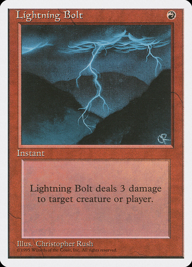Lightning Bolt [Fourth Edition] | Pandora's Boox