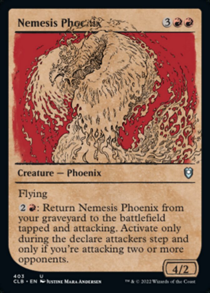 Nemesis Phoenix (Showcase) [Commander Legends: Battle for Baldur's Gate] | Pandora's Boox