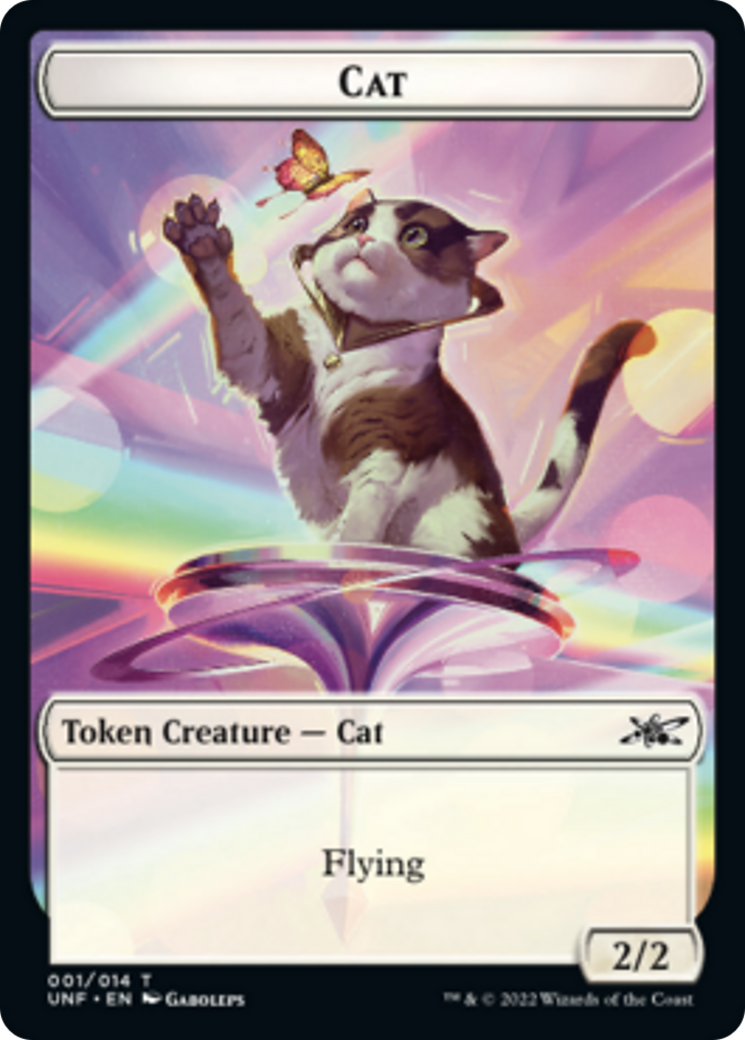Cat // Food (11) Double-Sided Token [Unfinity Tokens] | Pandora's Boox