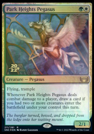 Park Heights Pegasus [Streets of New Capenna Prerelease Promos] | Pandora's Boox
