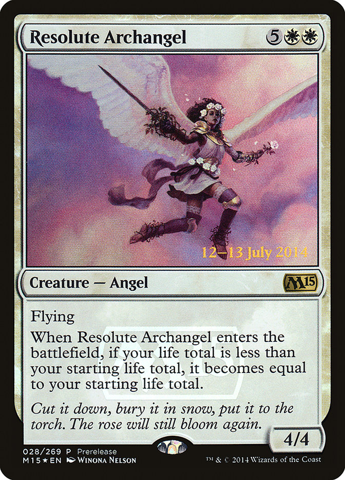Resolute Archangel [Magic 2015 Prerelease Promos] | Pandora's Boox