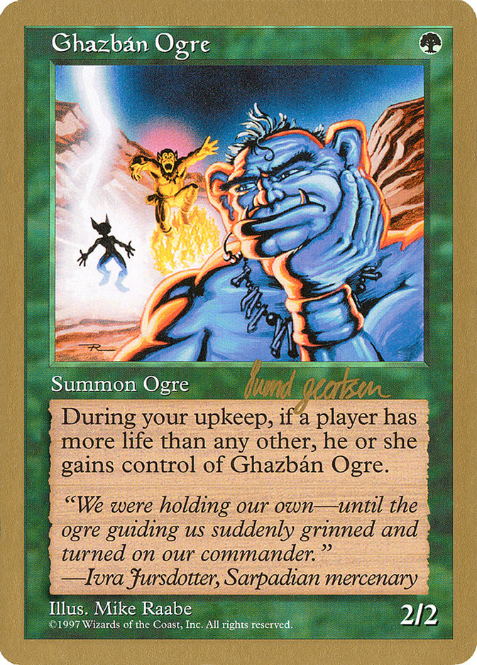 Ghazban Ogre (Svend Geertsen) [World Championship Decks 1997] | Pandora's Boox