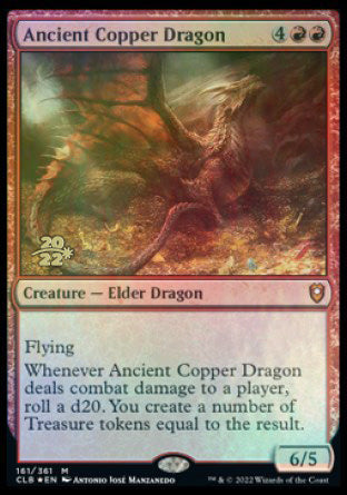 Ancient Copper Dragon [Commander Legends: Battle for Baldur's Gate Prerelease Promos] | Pandora's Boox