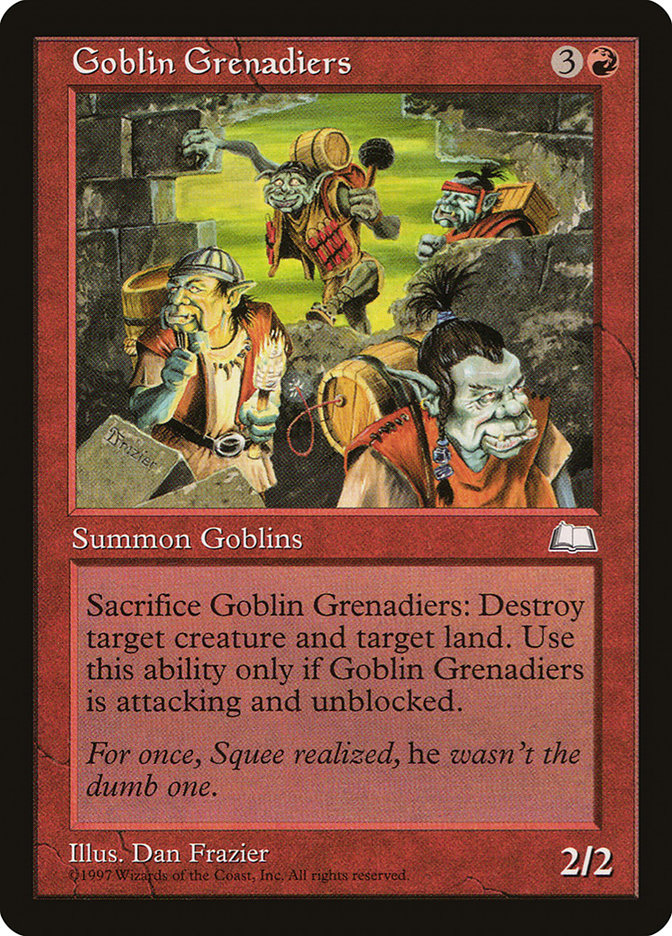 Goblin Grenadiers [Weatherlight] | Pandora's Boox