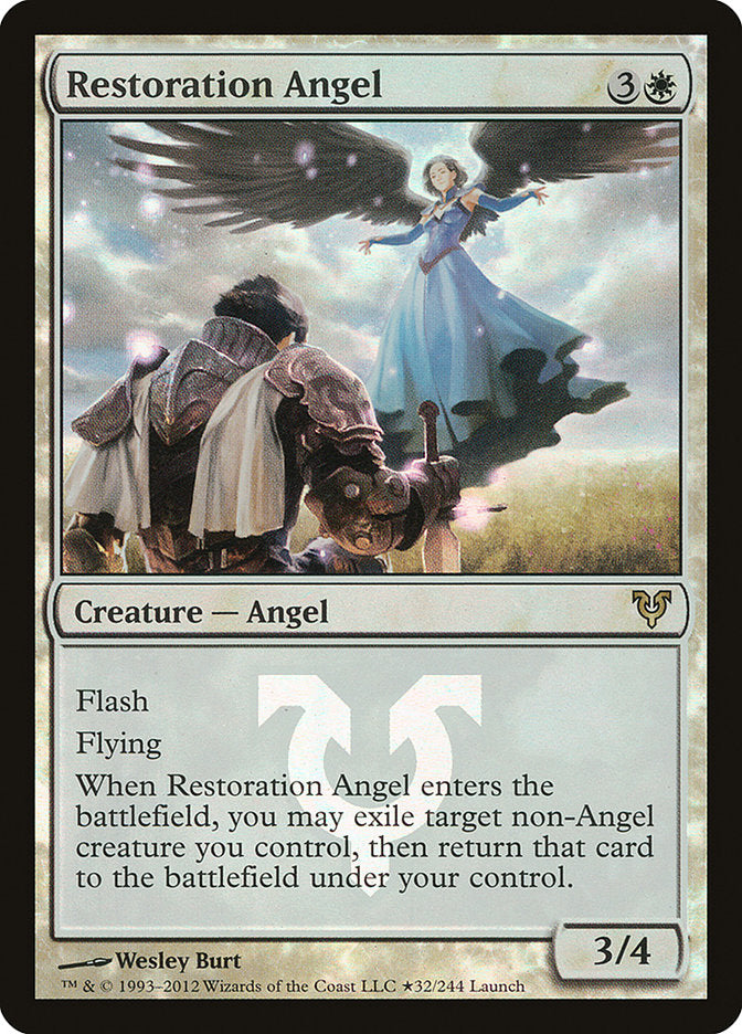 Restoration Angel (Launch) [Avacyn Restored Prerelease Promos] | Pandora's Boox