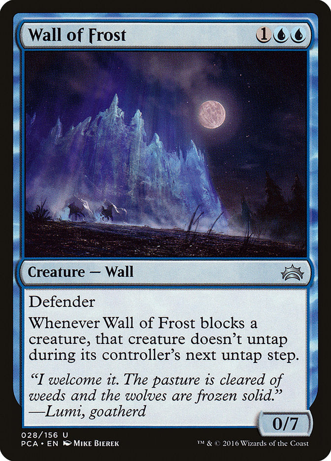 Wall of Frost [Planechase Anthology] | Pandora's Boox