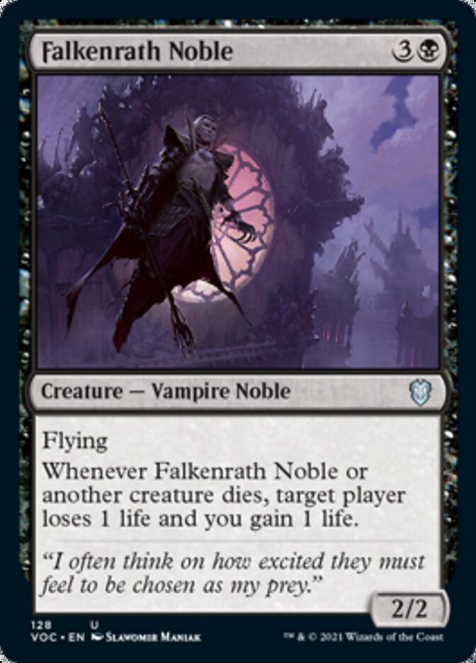 Falkenrath Noble [Innistrad: Crimson Vow Commander] | Pandora's Boox