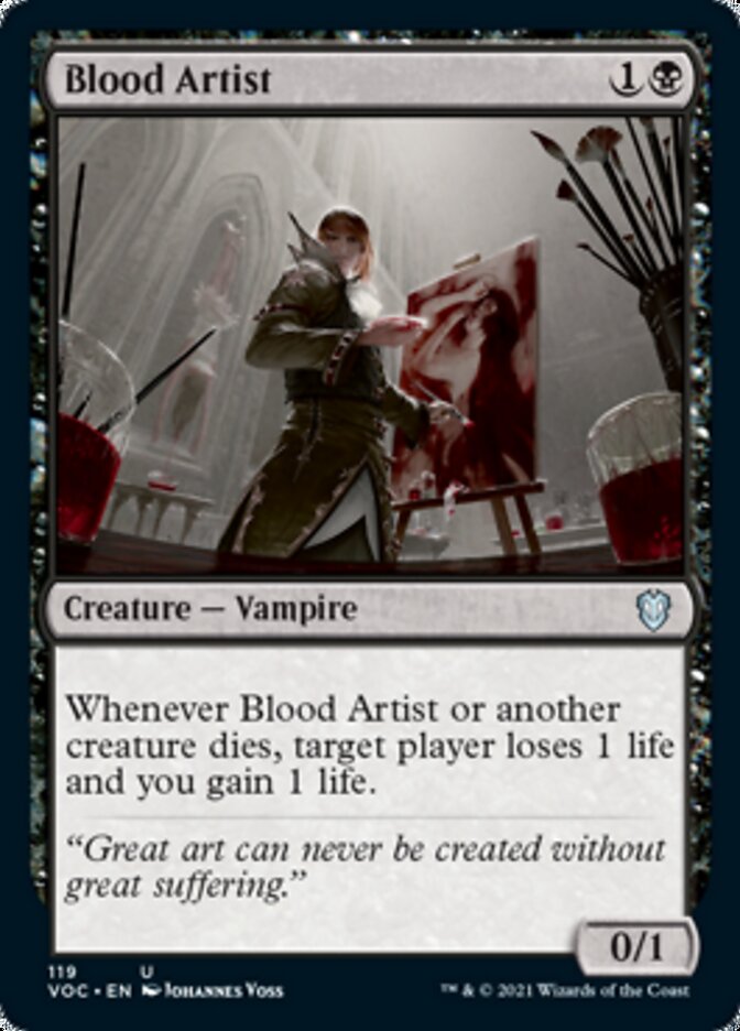 Blood Artist [Innistrad: Crimson Vow Commander] | Pandora's Boox