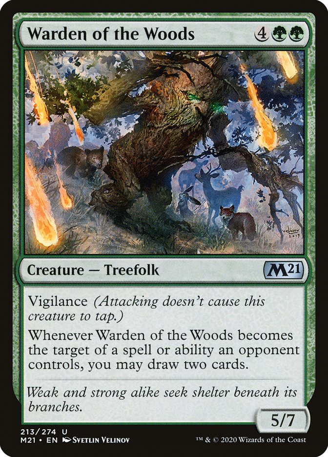 Warden of the Woods [Core Set 2021] | Pandora's Boox