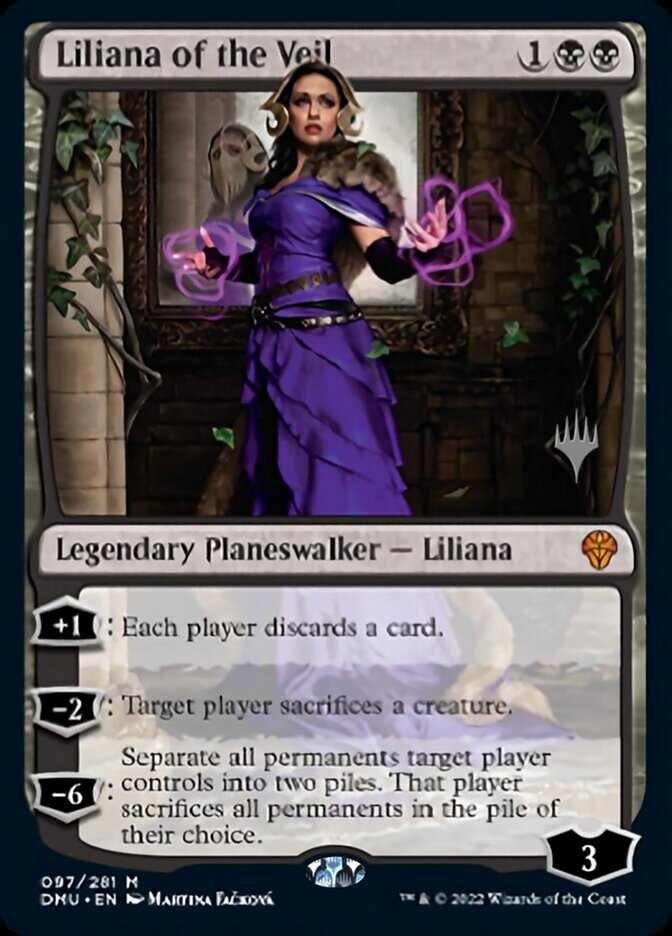 Liliana of the Veil (Promo Pack) [Dominaria United Promos] | Pandora's Boox