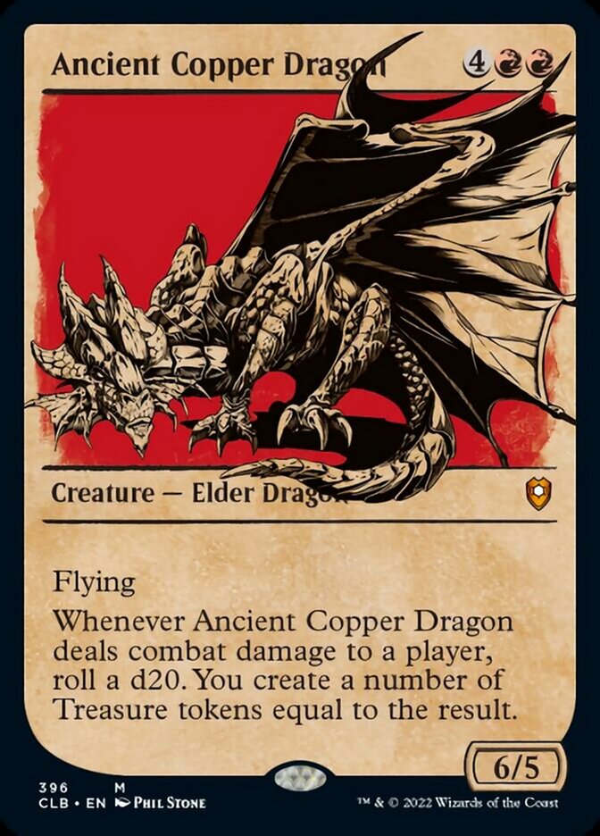 Ancient Copper Dragon (Showcase) [Commander Legends: Battle for Baldur's Gate] | Pandora's Boox