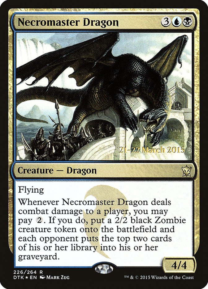 Necromaster Dragon [Dragons of Tarkir Prerelease Promos] | Pandora's Boox