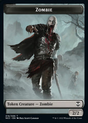 Zombie // Drake Double-Sided Token [Streets of New Capenna Commander Tokens] | Pandora's Boox