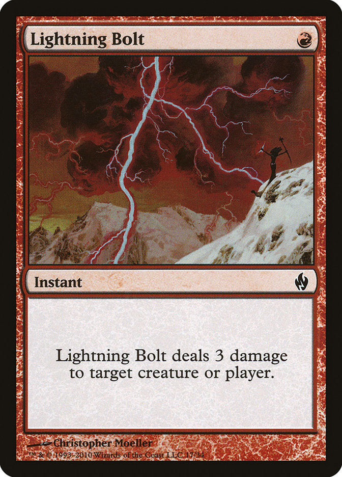 Lightning Bolt [Premium Deck Series: Fire and Lightning] | Pandora's Boox