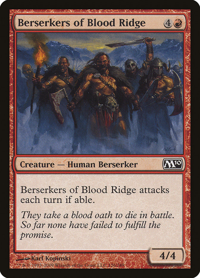 Berserkers of Blood Ridge [Magic 2010] | Pandora's Boox